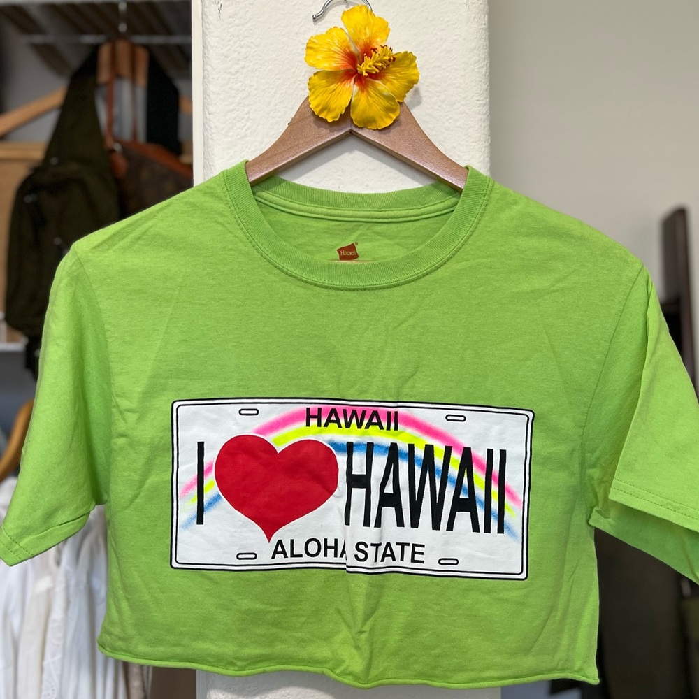 HANES Hawaii Crop Top